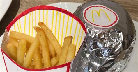 mum makes fake mcdonald s for autistic son during lockdown that costs