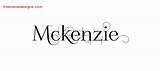 Mckenzie Name Designs Tattoo Decorated Freenamedesigns sketch template