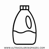 Colorear Detergente Desenho Botella Detergent Ultracoloringpages sketch template