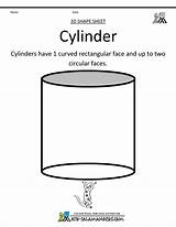 Cylinder Shapes 3d Clipart Printable Coloring Template Templates Math Color Graduated Salamanders Geometric Clipground Pages Gif sketch template