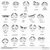 Expressions Cartoon Drawing Facial Faces рисунок Expression Simple Eye Animation Character Face Ojos Draw Eyes Reference для рисовать People Dibujos sketch template