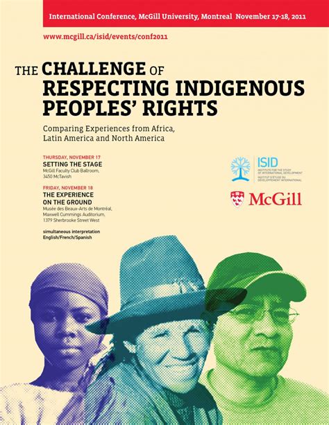 The Challenge Of Respecting Indigenous Peoples Rights Isid Mcgill