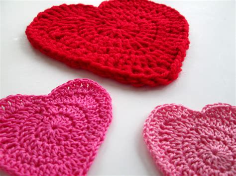 printable crochet heart patterns printable templates