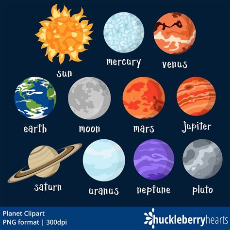 planet clipart huckleberry hearts