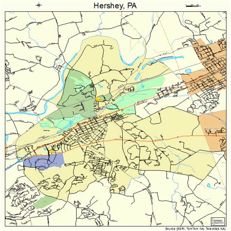hershey pennsylvania street map