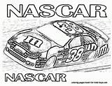 Coloring Nascar Pages Car Kids Race Drag Drawing Cars Print Racing Rod Hot Color Cool Busch Kyle Printable Disney Dirt sketch template