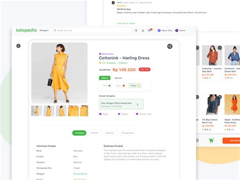 product detail page template