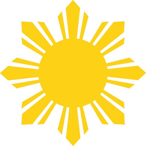 philippine flag star clipart