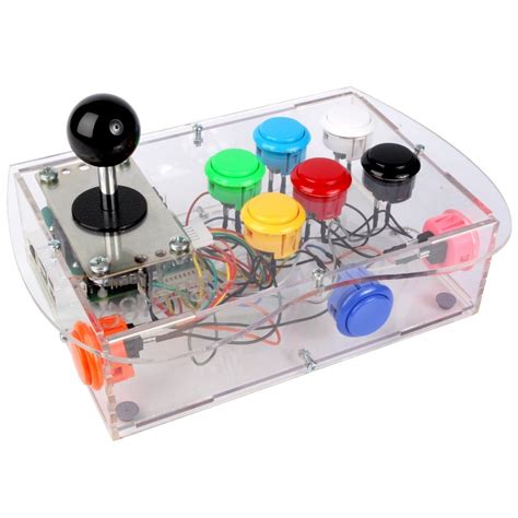 clear deluxe arcade controller kit  raspberry pi classic