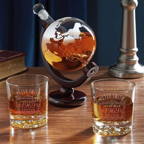 ultra rare edition personalized fairbanks globe whiskey