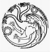 Targaryen Sigil Thrones Seekpng Pngitem Pngfind sketch template
