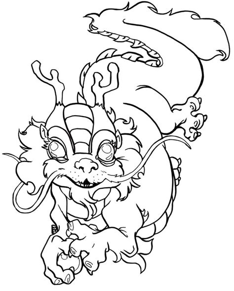 chinese  year  interesting  nice coloring pages