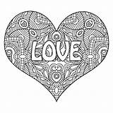Coloring Pages Mandalas Heart Choose Board sketch template