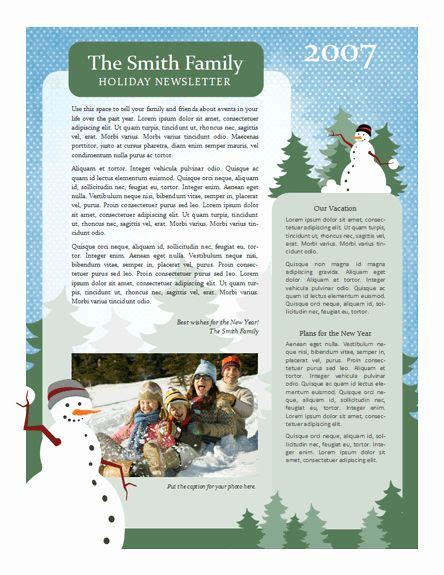 family christmas letter template awesome   christmas cards