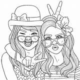 Bff Coloring Pages Barbie Coloriage Cute Color Girls Cool Girl Friend Au Printable sketch template