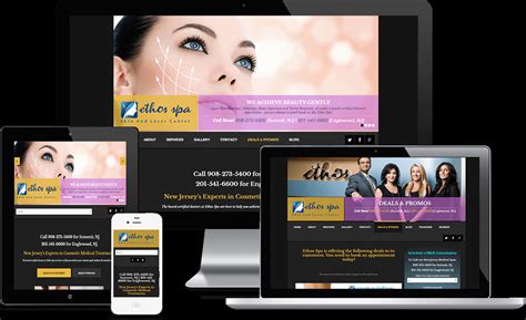 ethos spa nj medical skin laser center digital marketing seo ppc