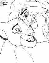 Sarabi Simba Mufasa Lion Pre08 Coll Nala sketch template