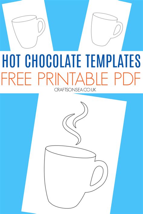 hot chocolate template printable  artofit