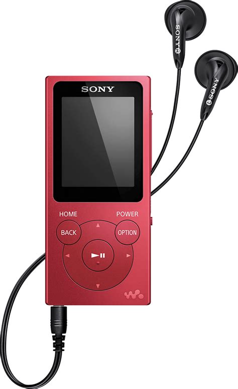 best buy sony walkman nw e394 8gb mp3 player red nw e394 r