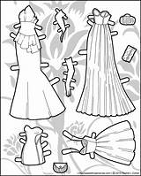 Gowns Coloring Manikin Mannequin Formal Paperthinpersonas sketch template