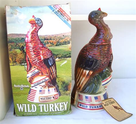wild turkey spirit of 76 decanter