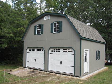 amish  double wide garage gambrel roof structure gambrel roof garage door design roof