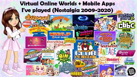 nostalgia virtual  worlds flash game websites apps ive played youtube