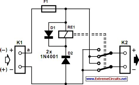 wire  reverse polarity switch schema digital