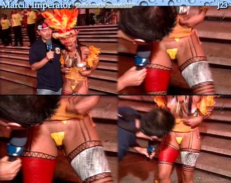 Naked Márcia Imperator In Carnaval Brazil