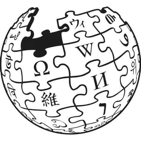 wikipedia logo outline granite geek