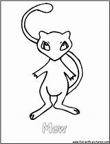 Pokemon Mew Coloring Pages Mewtwo Drawing Clipart Printable Color Sheets Print Library Getdrawings Getcolorings Popular Comments Coloringhome sketch template