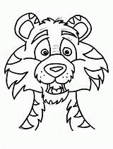 Coloring Tiger Baby Pages Popular sketch template