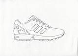 Adidas Drawing Nmd Coloring Template Result Choose Board Paintingvalley Line Logo sketch template