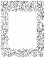 Printable Border Frames Jewish Coloring Pages Borders Clipart Frame Fuschia Designs Floral Clipartbest Clip Colouring Cliparts Karenswhimsy Flowers Patterns Mister sketch template