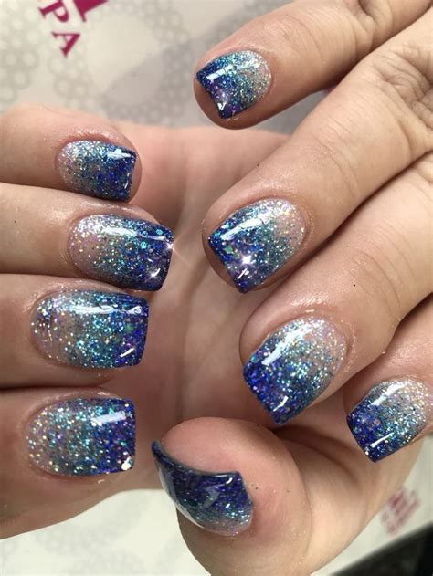 Acrylic Glitter Ombre Nails 3 Colors Donovan Yelp Color Fall Ombre