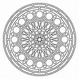 Mandala Mandalas Circulares Adulti Designlooter sketch template