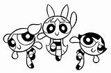 Coloring Kids Powerpuff Printable Pages Girls Powerpunk Sheets sketch template