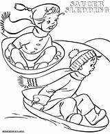 Coloring Pages Sled Sledding Print Colorings Getdrawings Drawing sketch template