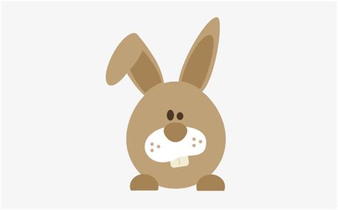 high quality easter bunny clipart peeking transparent png