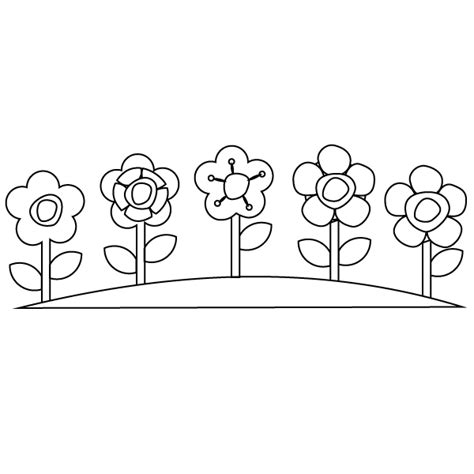 flower garden coloring pages gardening coloring pages  printable