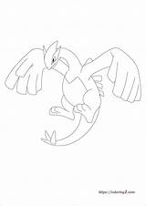 Lugia Coloring1 sketch template