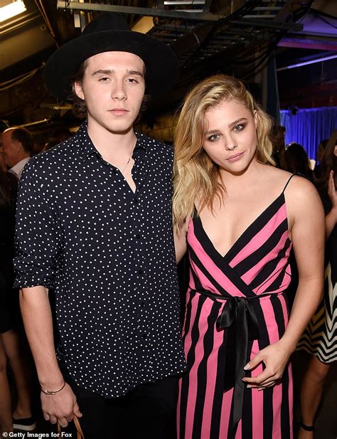 chloe grace moretz stuns at fashion event after kissing