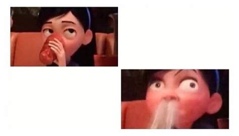 Violet Spitting Water Through Her Nose Meme Invest