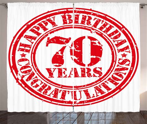 birthday curtains  panels set  years congrats symbol icon grunge  stamp