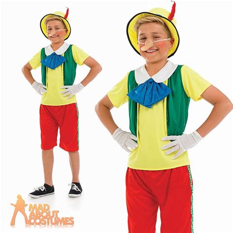 child fairytale puppet wooden boy costume boys fancy dress book week