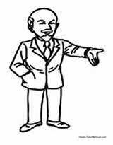 People Business Man Coloring Pages Colormegood Businesspeople sketch template