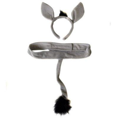 plush donkey headband ears  tail costume set nativity costumes