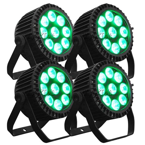 pcslot outdoor led par  xw rgbwa uv  led par stage light waterproof multi color dmx