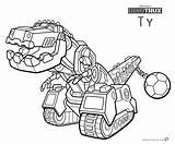 Dinotrux Ty sketch template