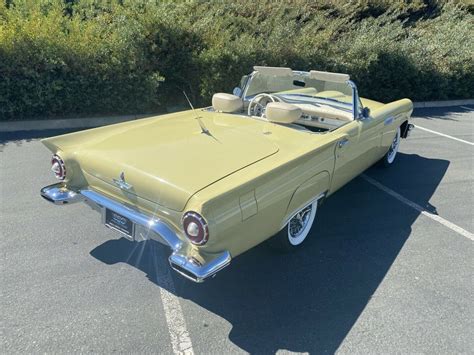 ford thunderbird  miles yellow wremovable hardtop automatic